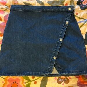 Free People NWOT denim skirt